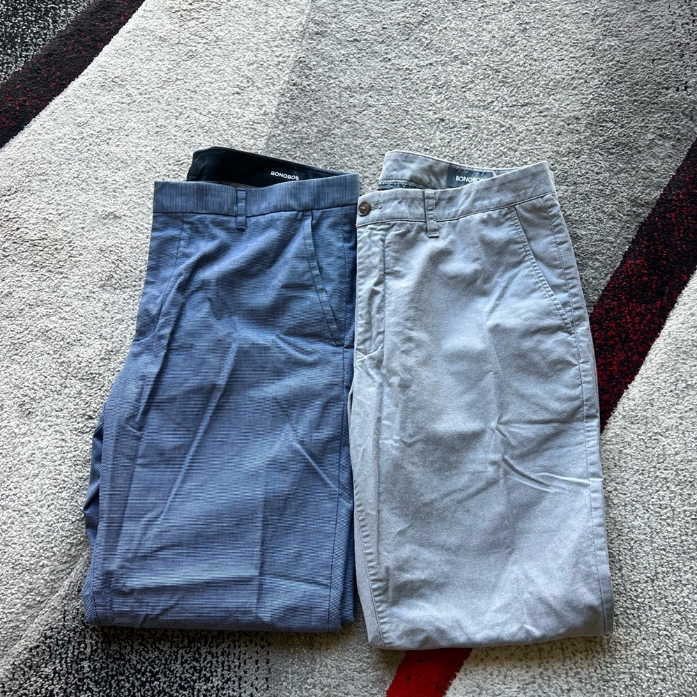 Bonobos Slim Fit Assorted Bundle 2 PC Chino Pants